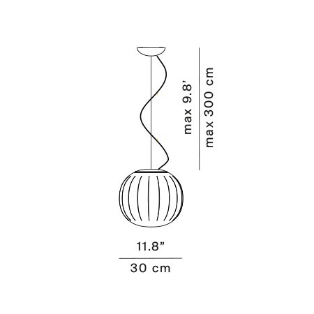 Lita 30 - Luceplan - lampa wisząca – zdjęcie 6