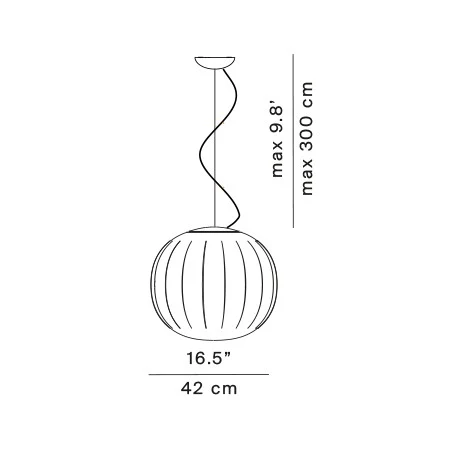 Lita 42 - Luceplan - lampa wisząca – zdjęcie 6