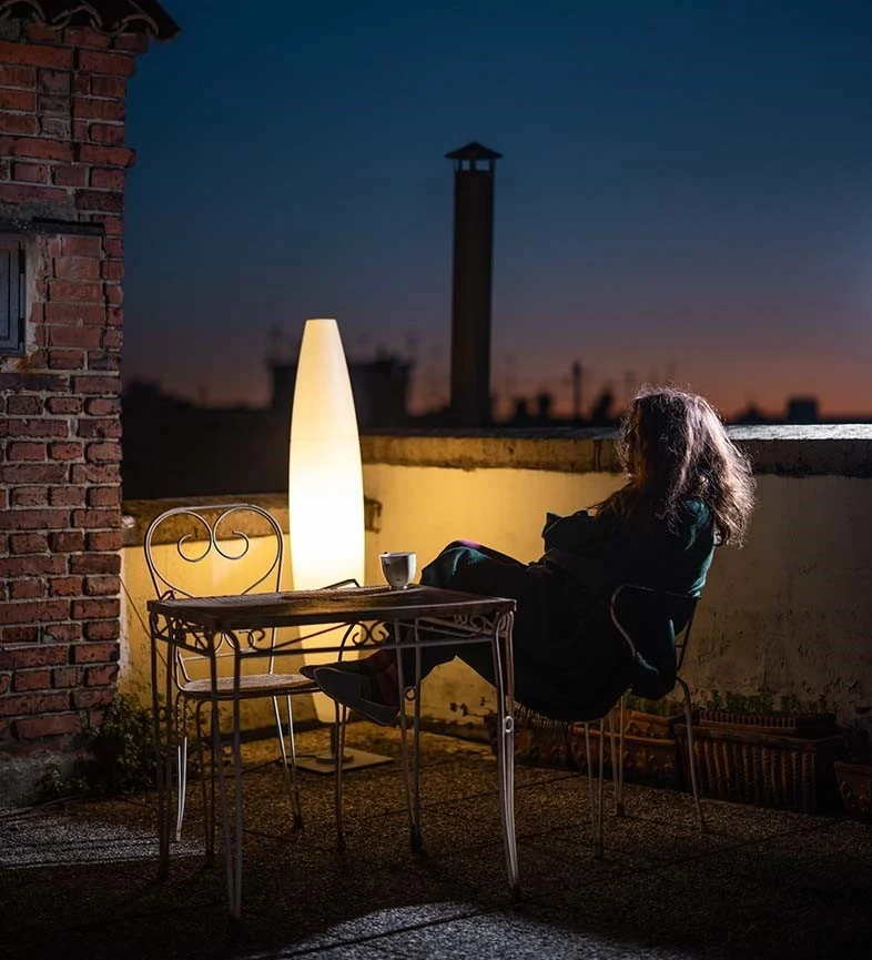 Havana Outdoor Terra Mono Bassa - Foscarini - lampa stojąca zewnętrzna – zdjęcie 5