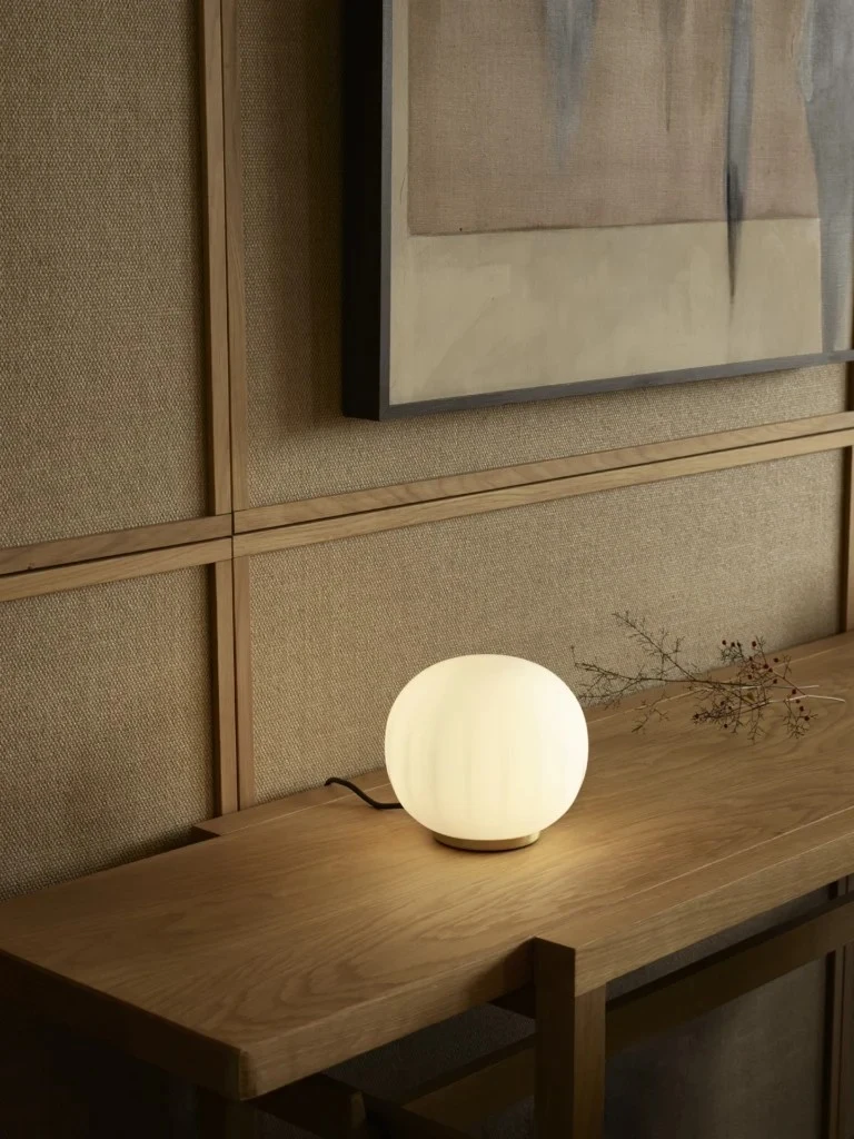 Lita Ø 30 cm - z podstawą - Luceplan - lampa stołowa – zdjęcie 2