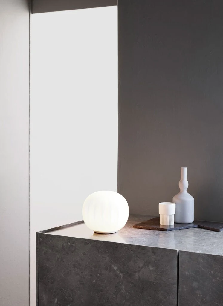 Lita Ø 30 cm - struktura stołowa - Luceplan - lampa stołowa – zdjęcie 4
