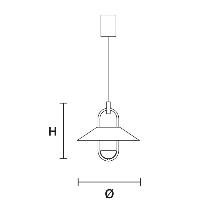 Luppiter S1 P 33 - Masiero - lampa wisząca – zdjęcie 2