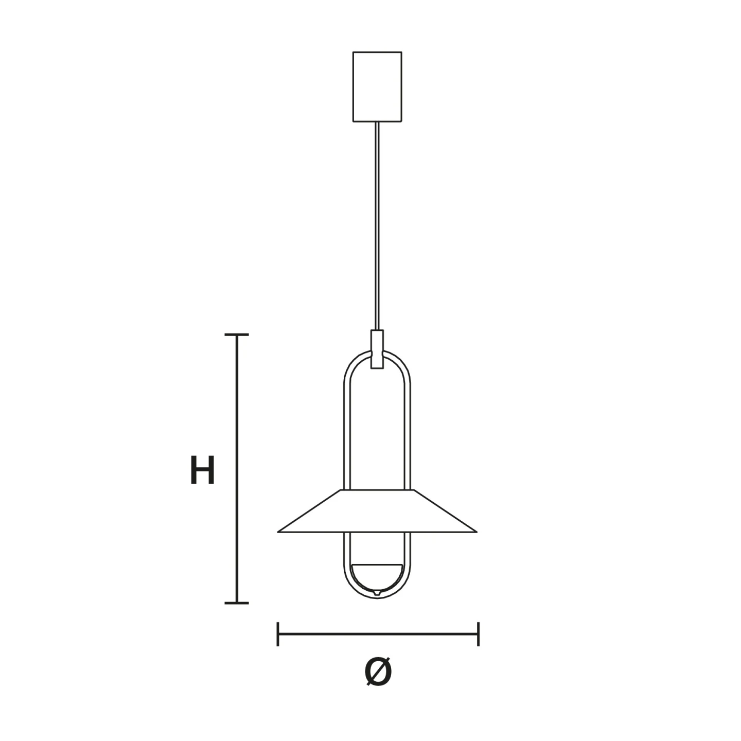 Luppiter S1 M 33 - Masiero - lampa wisząca – zdjęcie 2