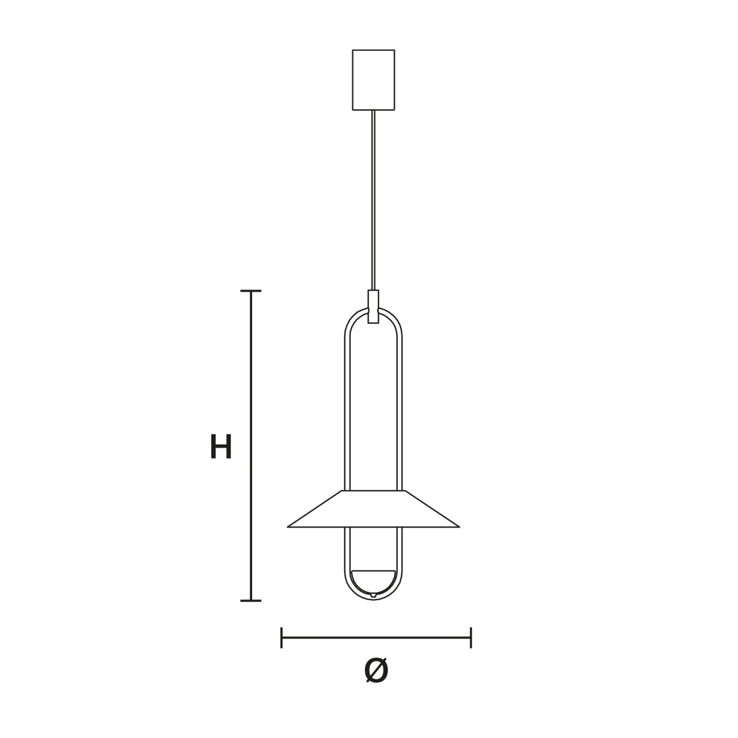 Luppiter S1 G 33 - Masiero - lampa wisząca – zdjęcie 2