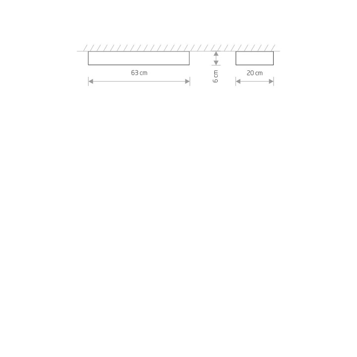 Plafon SOFT LED 60X20 - Nowodvorski – zdjęcie 5