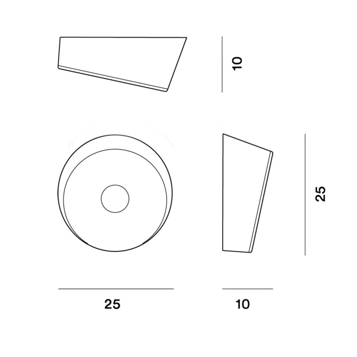 Lumiere XX S Wall/Ceiling - Foscarini - kinkiet / plafon – zdjęcie 6