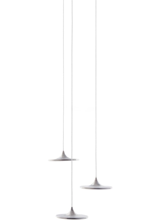 Luna Set 3 - Zieta - zestaw 3 × lampa stołowa – kolor Inox Polished (nr kat. ZE-LUNA-SET3-INX-40)