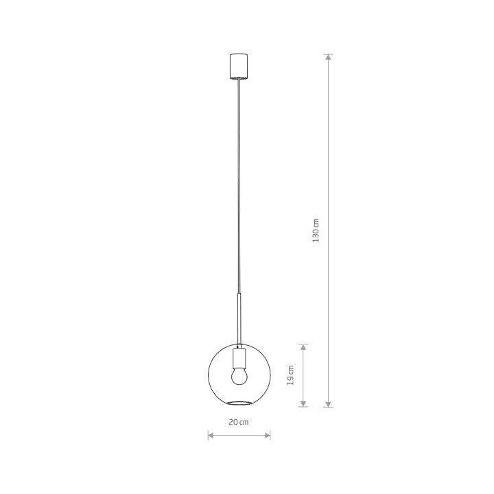 Lampa wisząca SPHERE M - Nowodvorski – zdjęcie 6