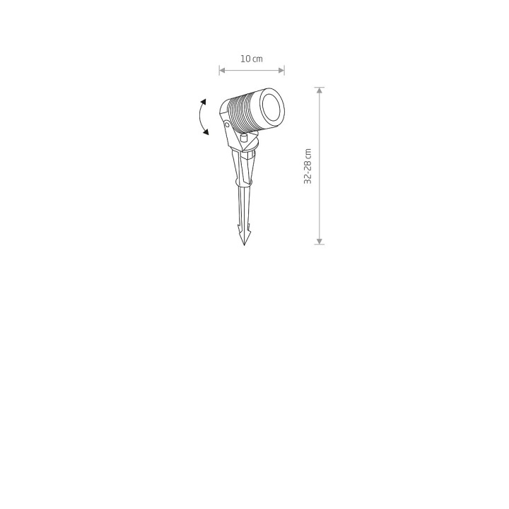 Lampa zewnętrzna SPIKE LED M - Nowodvorski – zdjęcie 3