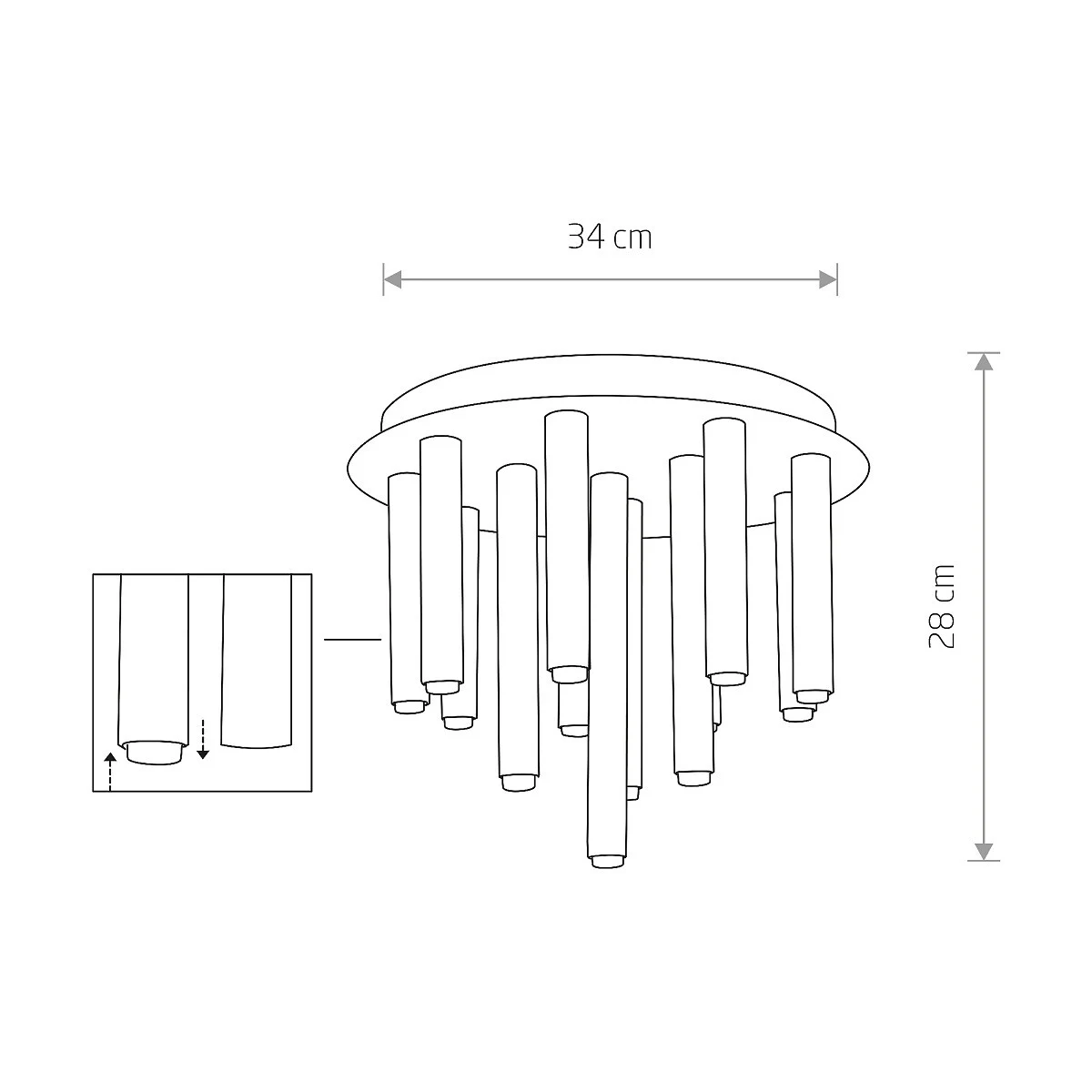 Lampa sufitowa STALACTITE XIII - Nowodvorski – zdjęcie 3