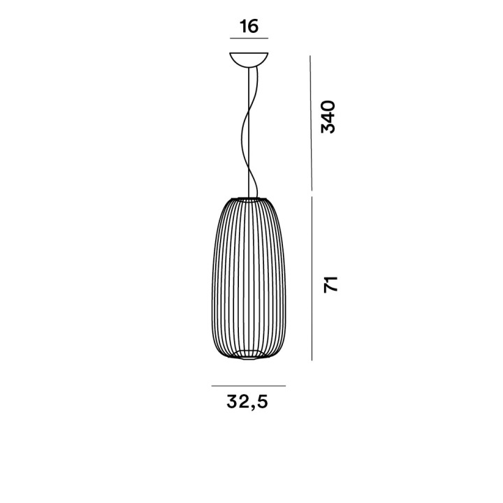 Spokes 1 Ambient - Foscarini - lampa wisząca – zdjęcie 7