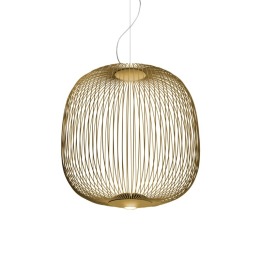 Spokes 2 Ambient - Foscarini - lampa wisząca – kolor Złoty (nr kat. FN2640072AM_71)