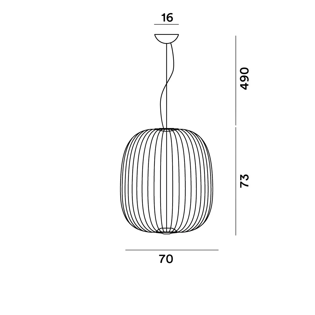 Spokes 2 Large Ambient - Foscarini - lampa wisząca – zdjęcie 7