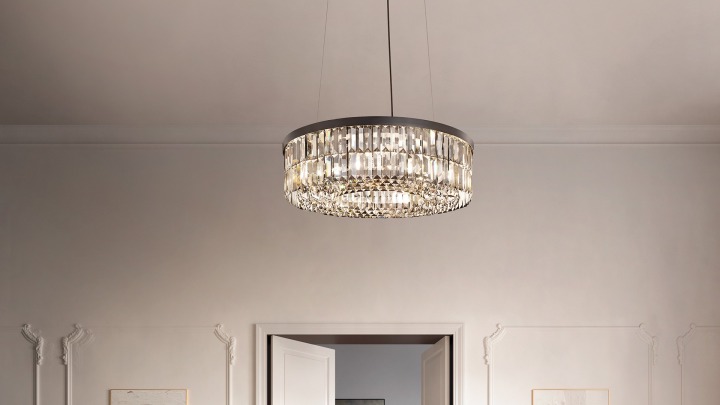 PALLADIO S 7/120/18 LN - Masiero - żyrandol – zdjęcie 6