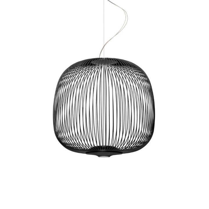 Spokes 2 Midi - Foscarini - lampa wisząca – kolor Czarny (nr kat. FN2640272_20)
