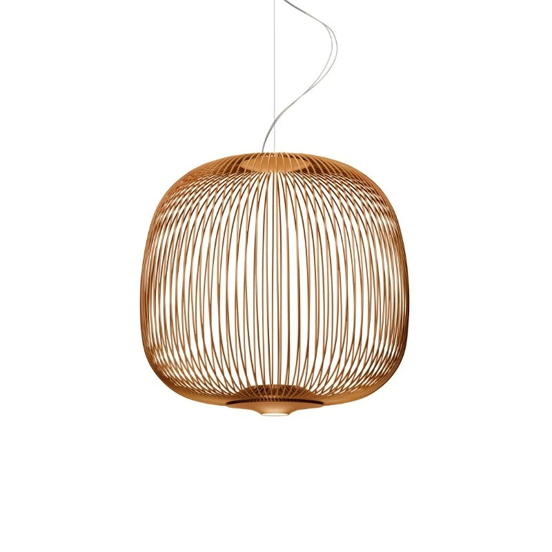 Spokes 2 Midi - Foscarini - lampa wisząca – kolor Miedziany (nr kat. FN2640272_80)