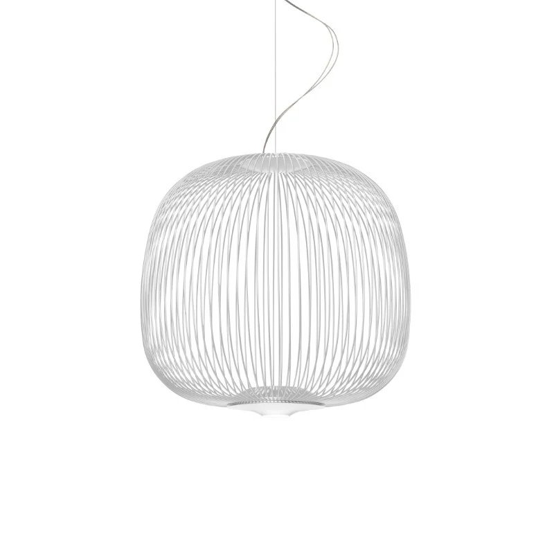 Spokes 2 Midi - Foscarini - lampa wisząca – kolor Biały (nr kat. FN2640272ML_10)