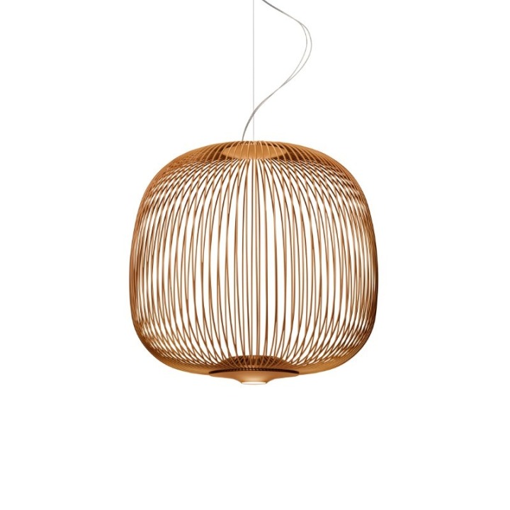 Spokes 2 Midi - Foscarini - lampa wisząca – kolor Miedziany (nr kat. FN2640272D_80)