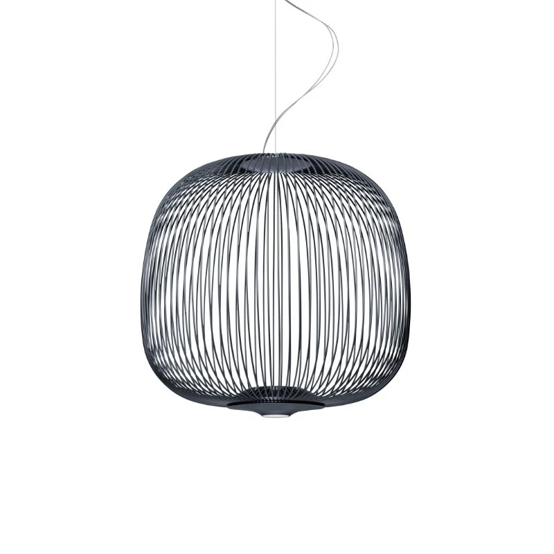 Spokes 2 Midi - Foscarini - lampa wisząca – kolor Grafitowy (nr kat. FN2640272ML_22)