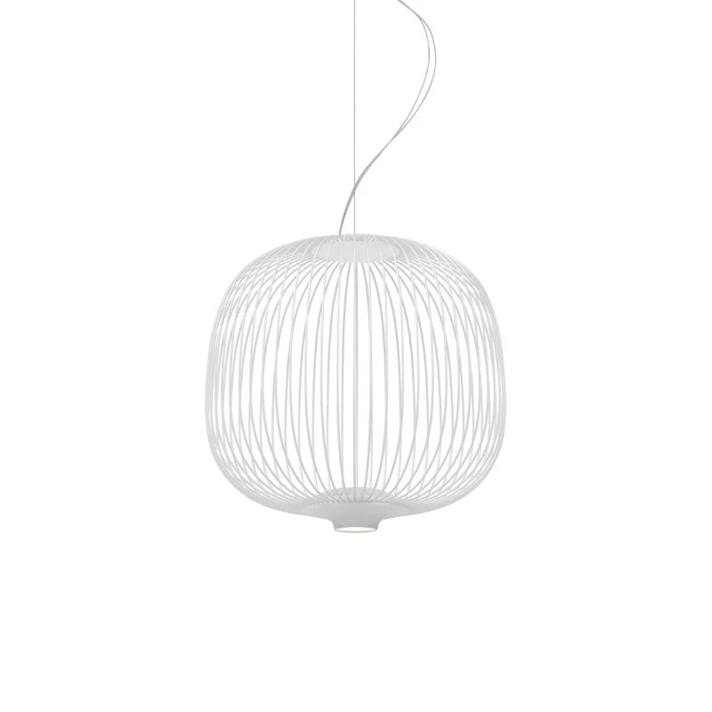 Spokes 2 Piccola - Foscarini - lampa wisząca – kolor Biały (nr kat. FN2640372D_10)