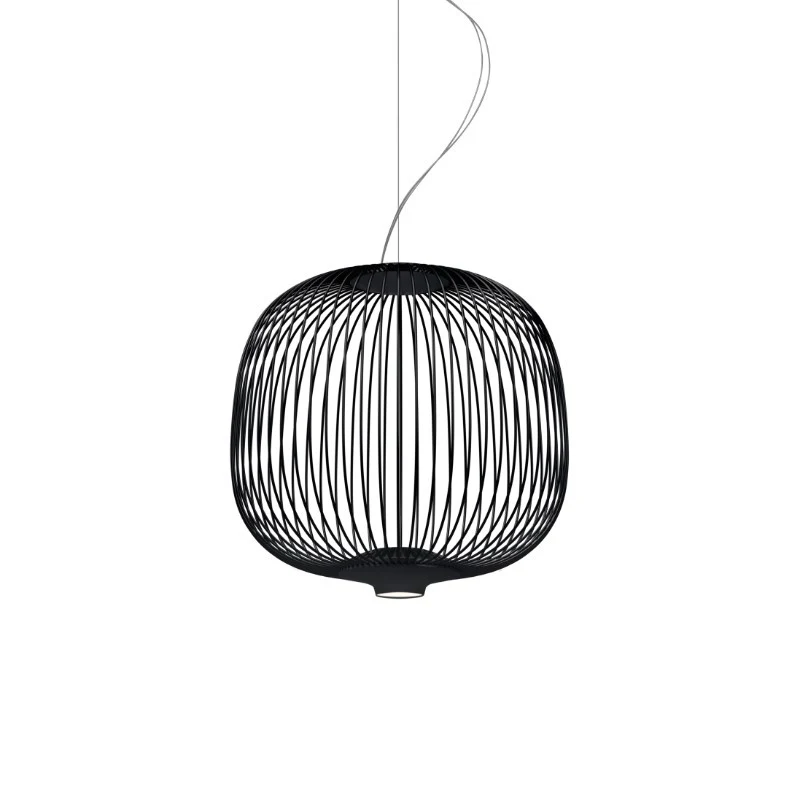 Spokes 2 Piccola - Foscarini - lampa wisząca – kolor Czarny (nr kat. FN2640372_20)