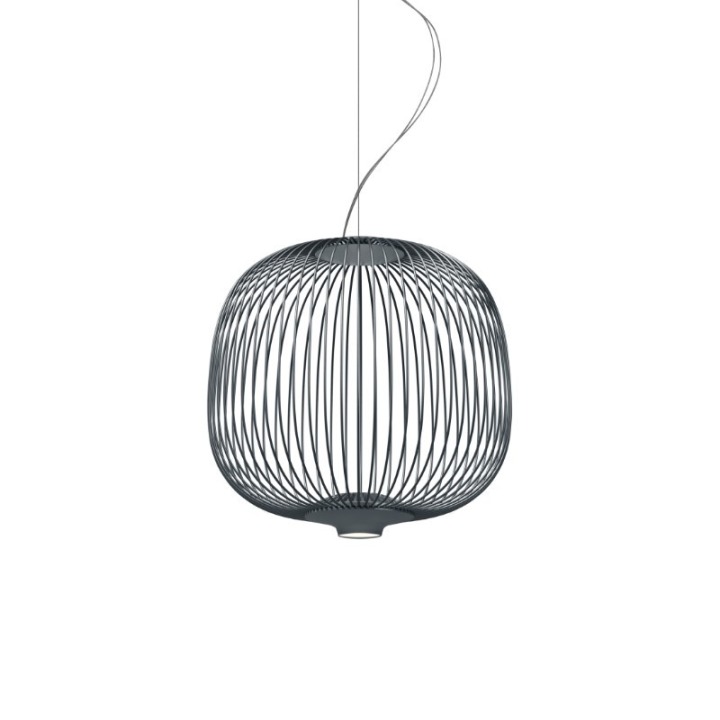 Spokes 2 Piccola - Foscarini - lampa wisząca – kolor Grafitowy (nr kat. FN2640372_22)