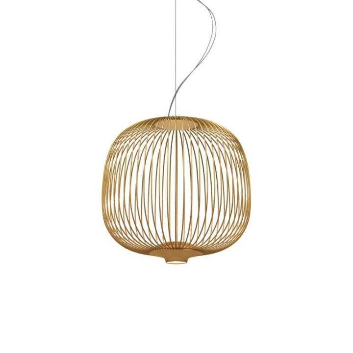 Spokes 2 Piccola - Foscarini - lampa wisząca – kolor Złoty (nr kat. FN2640372_71)