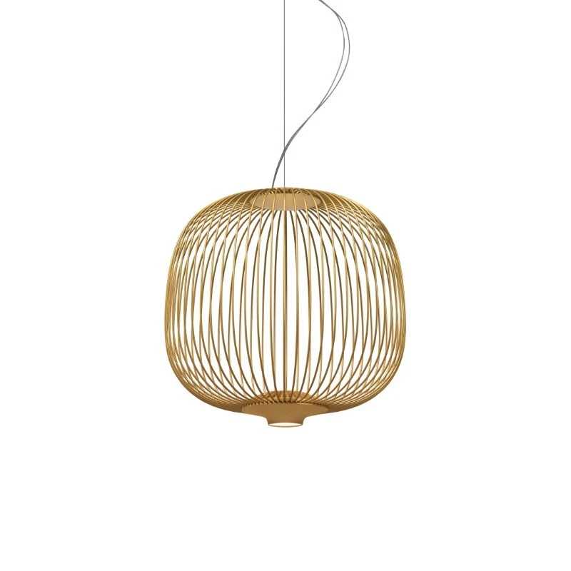 Spokes 2 Piccola - Foscarini - lampa wisząca – kolor Złoty (nr kat. FN2640372_71)