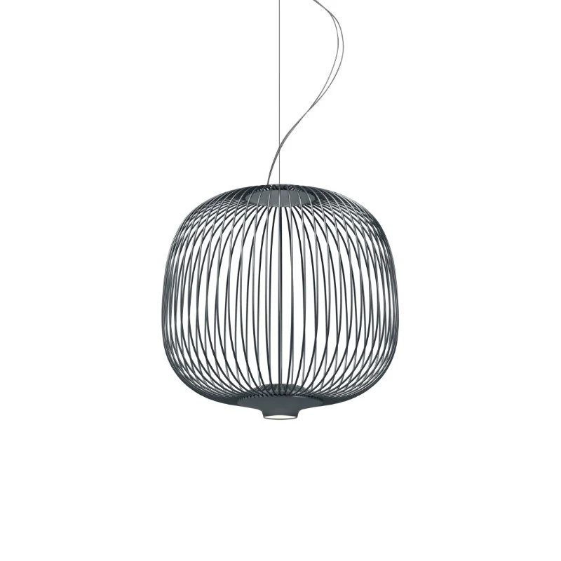Spokes 2 Piccola - Foscarini - lampa wisząca – kolor Grafitowy (nr kat. FN2640372ML_22)