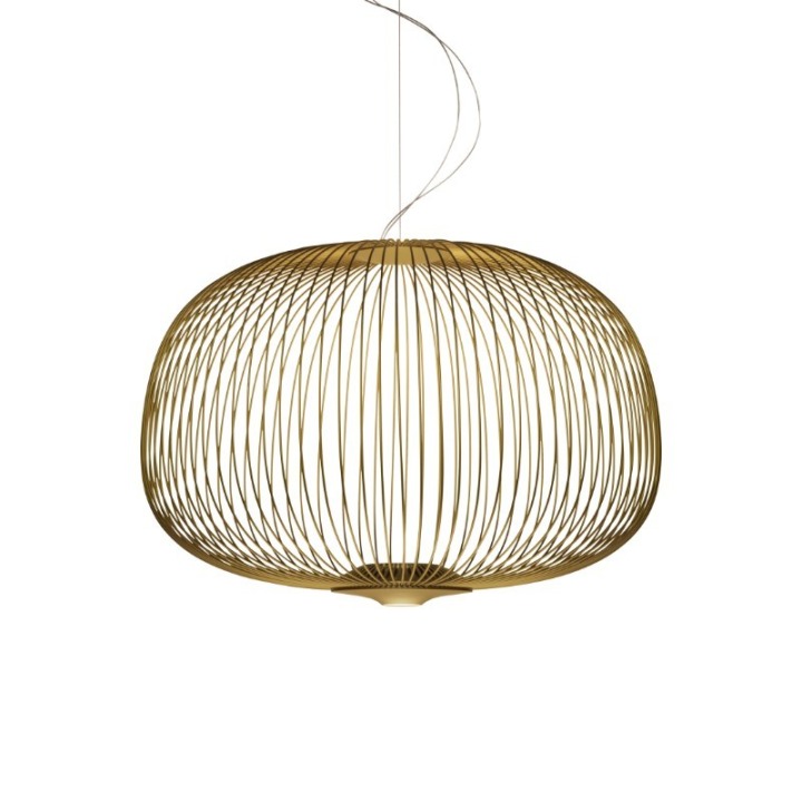 Spokes 3 Ambient - Foscarini - lampa wisząca – kolor Złoty (nr kat. FN2640073AM_71)