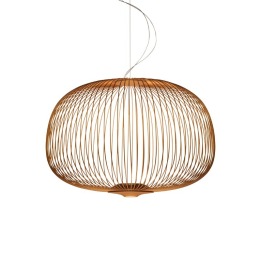 Spokes 3 Ambient - Foscarini - lampa wisząca – kolor Miedziany (nr kat. FN2640073AM_80)