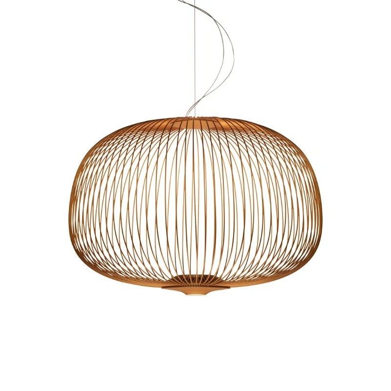 Spokes 3 Ambient - Foscarini - lampa wisząca – kolor Miedziany (nr kat. FN2640073AM_80)
