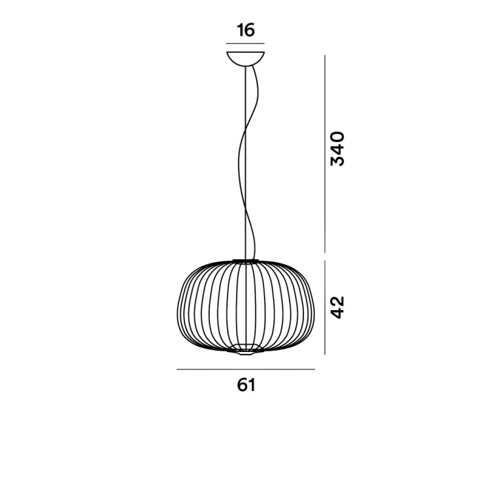 Spokes 3 Ambient - Foscarini - lampa wisząca – zdjęcie 8
