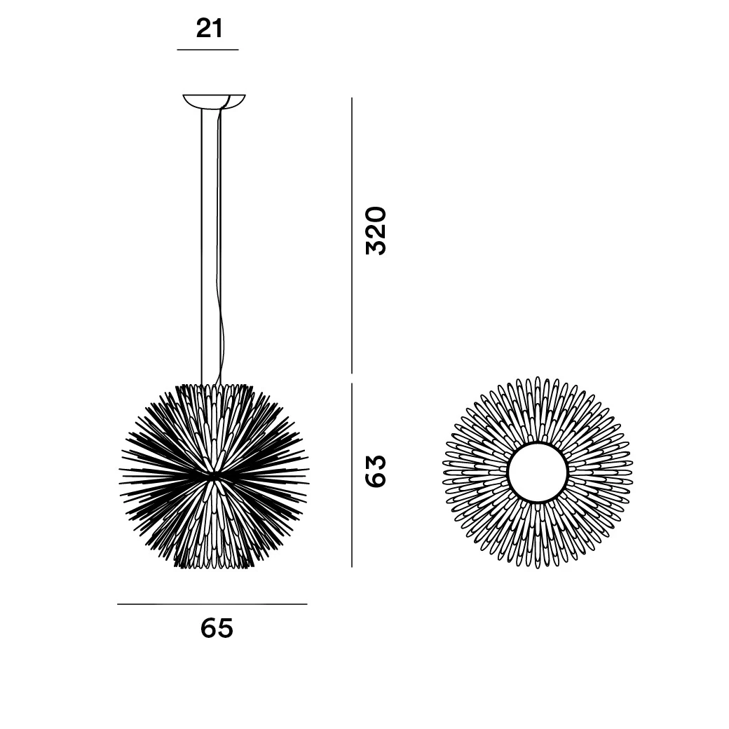 Sun – Light Of Love - Foscarini - lampa wisząca – zdjęcie 7