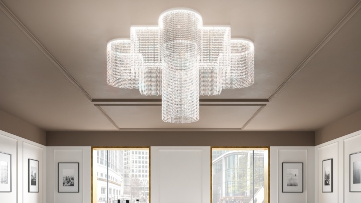 GALASSIA Q1 SNG - Masiero - żyrandol – zdjęcie 9