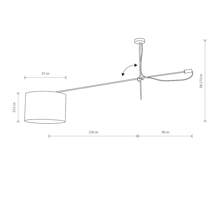 Lampa wisząca VIPER I - Nowodvorski – zdjęcie 3