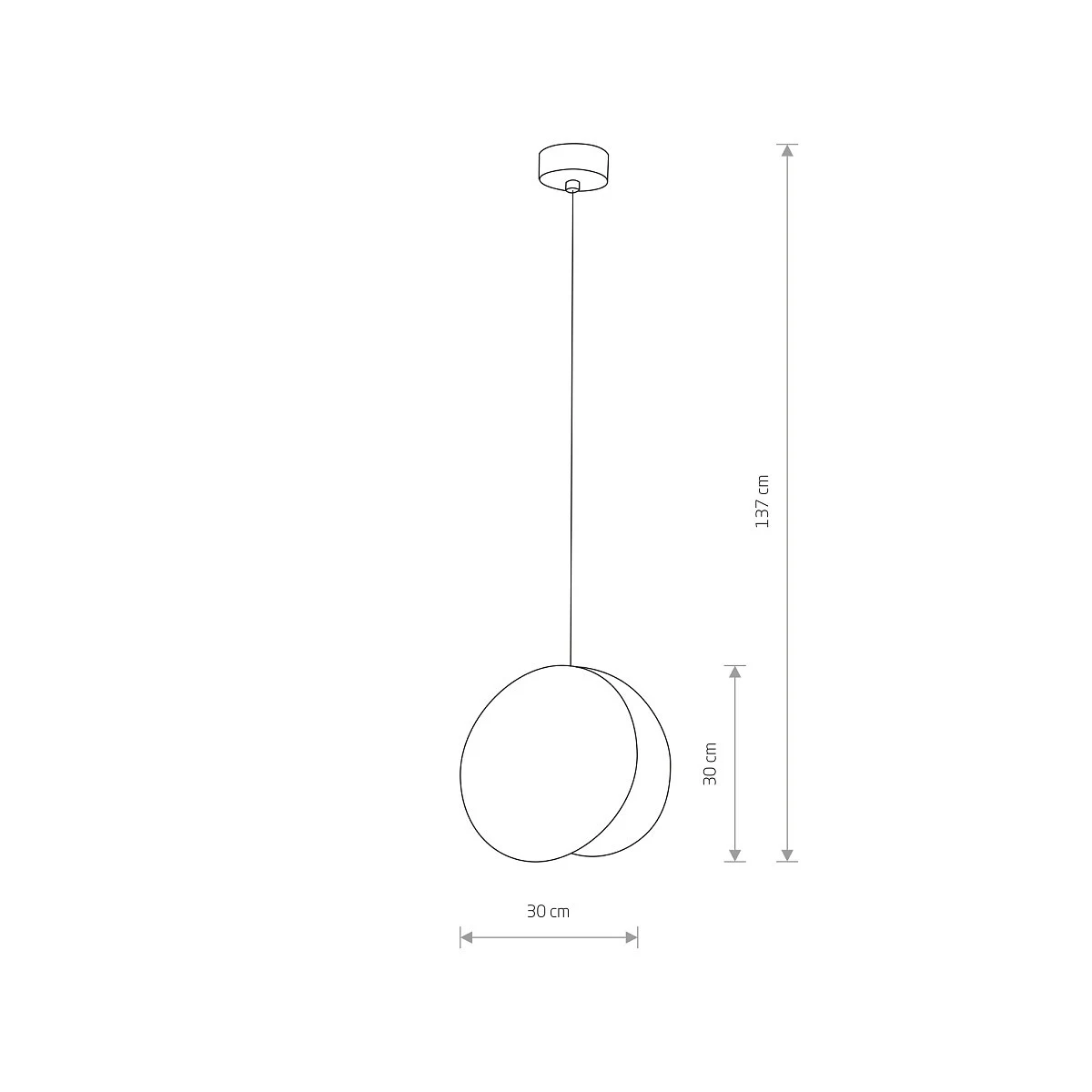 Lampa wisząca WHEEL I - Nowodvorski – zdjęcie 3