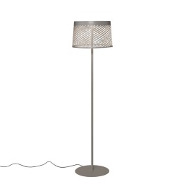 Twiggy Grid Outdoor Lettura - Foscarini - lampa stojąca zewnętrzna – kolor Greige (nr kat. FN290004_25)