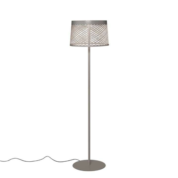 Twiggy Grid Outdoor Lettura - Foscarini - lampa stojąca zewnętrzna – kolor Greige (nr kat. FN290004_25)
