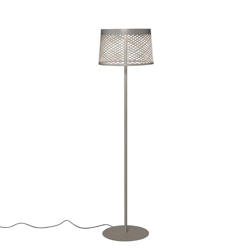 Twiggy Grid Outdoor Lettura - Foscarini - lampa stojąca zewnętrzna – kolor Greige (nr kat. FN290004_25)