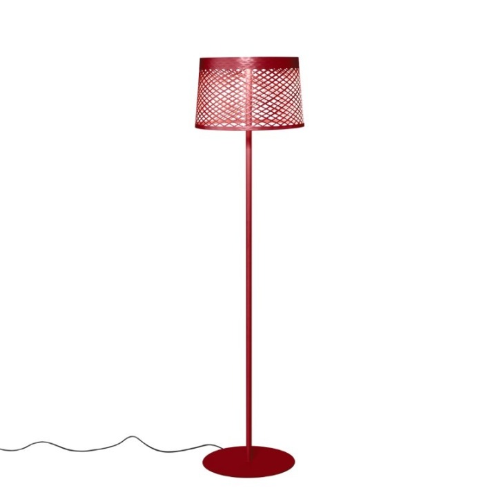 Twiggy Grid Outdoor Lettura - Foscarini - lampa stojąca zewnętrzna – kolor Karminowy (nr kat. FN290004_65)