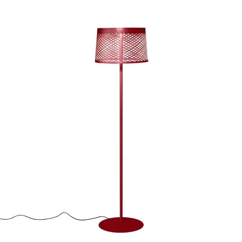 Twiggy Grid Outdoor Lettura - Foscarini - lampa stojąca zewnętrzna – kolor Karminowy (nr kat. FN290004_65)