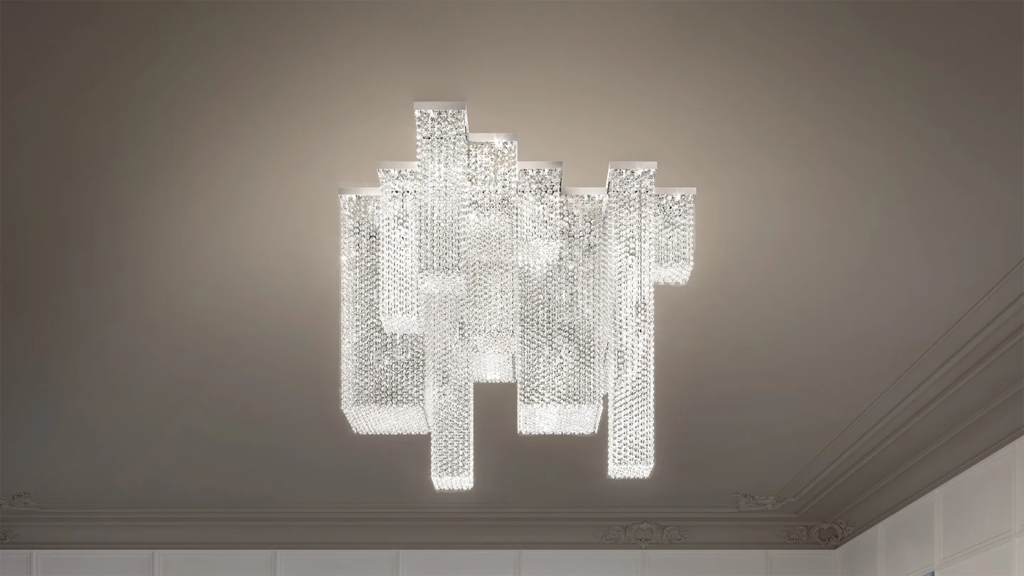 CUBO COMBO S12 200 SQ - Masiero - żyrandol – zdjęcie 3