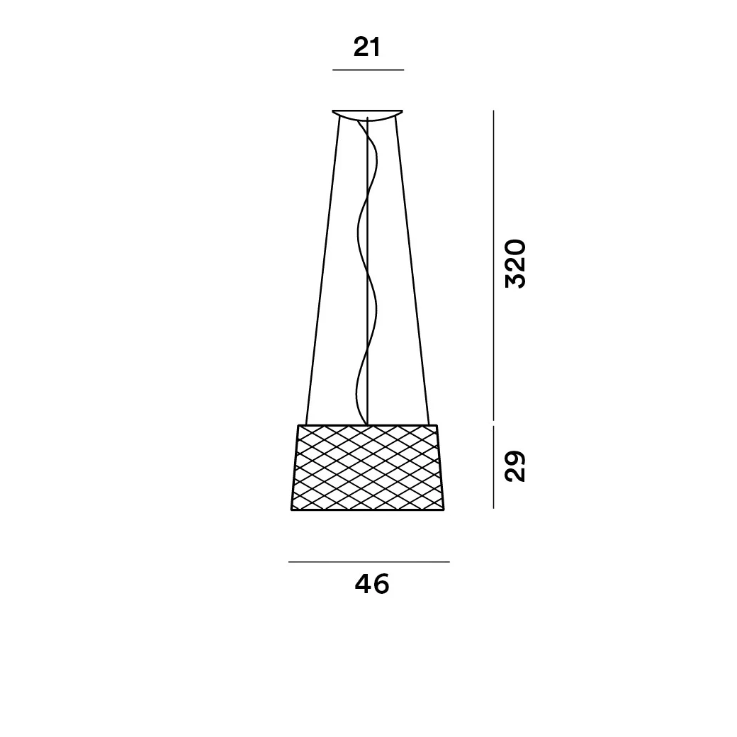 Twiggy Grid Outdoor Sospensione - Foscarini - lampa wisząca zewnętrzna – zdjęcie 4