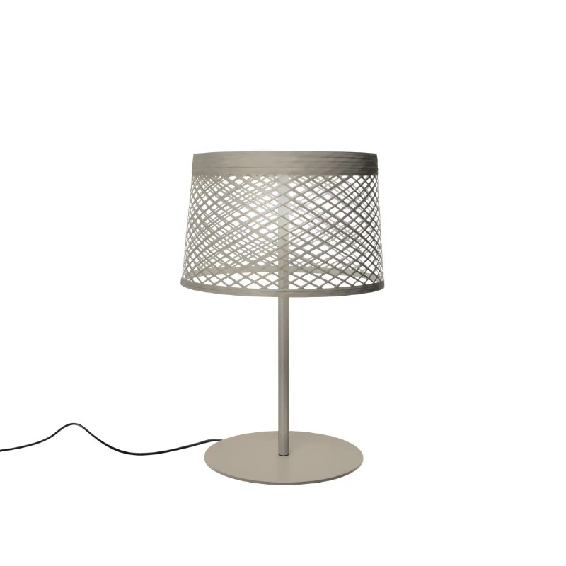 Twiggy Grid Outdoor Tavolo - Foscarini - lampa przenośna zewnętrzna – kolor Greige (nr kat. FN2900011_25)