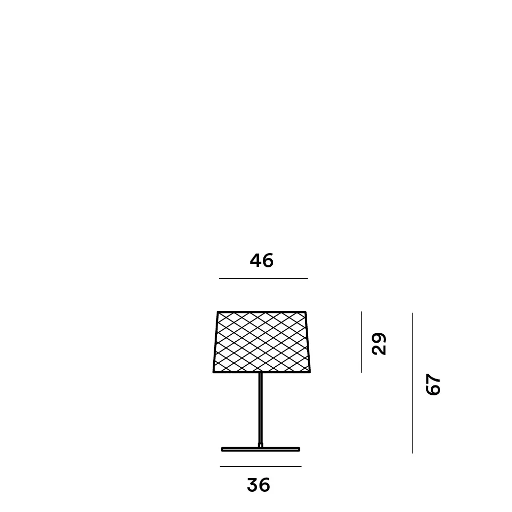 Twiggy Grid Outdoor Tavolo - Foscarini - lampa przenośna zewnętrzna – zdjęcie 5