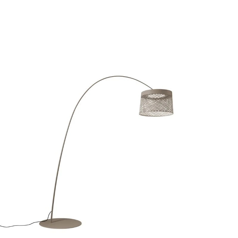 Twiggy Grid Outdoor Terra - Foscarini - lampa stojąca zewnętrzna – kolor Greige (nr kat. FN290003_25)