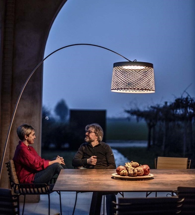 Twiggy Grid Outdoor Terra - Foscarini - lampa stojąca zewnętrzna – zdjęcie 4
