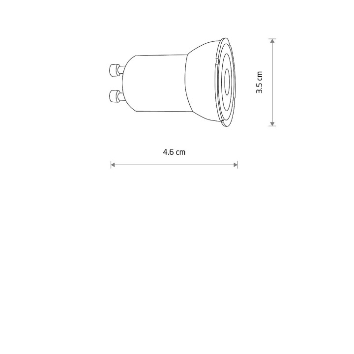 REFLECTOR GU10 R35, 4W, 4000K - Nowodvorski – zdjęcie 3
