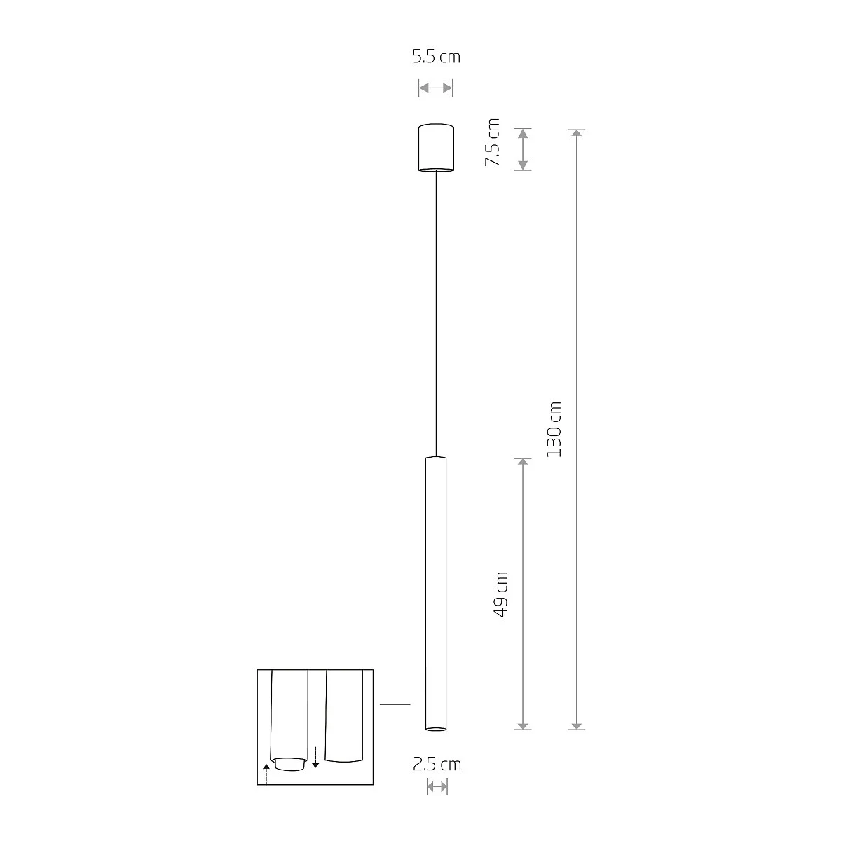 Lampa wisząca LASER 490 - Nowodvorski – zdjęcie 5